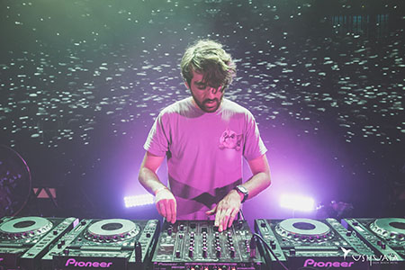 Oliver heldens performing at Ushuaia Ibiza