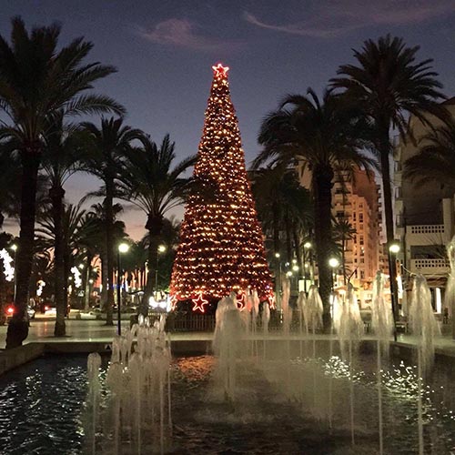 Christmas Tree in San Antonio Ibiza