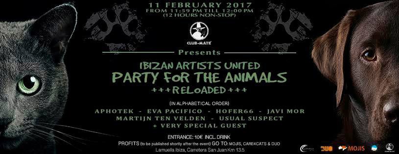 Party For Animals Saturday at Lamuella Ibiza