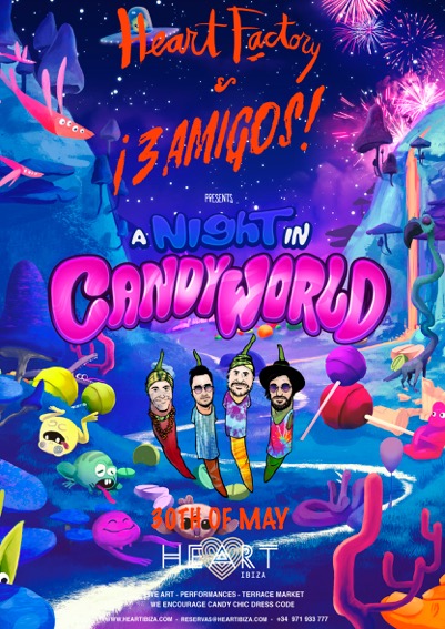 Candy world at heart Ibiza