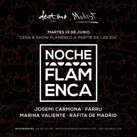 Destino Ibiza presenta su noche más Flamenca