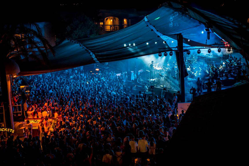 Pete Tong and the 65 piece London based Heritage Orchestra at Destino Ibiza