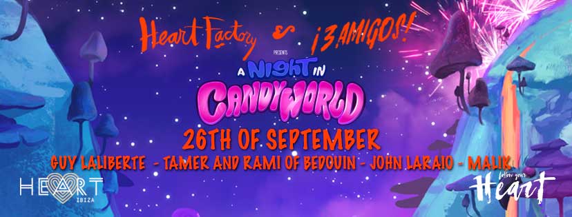Candyworld Closing Party at Heart Ibiza