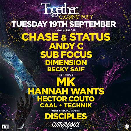Together at Amnesia Ibiza Closing Party
