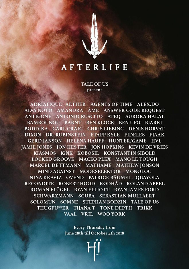 Afterlife relocates to Hï Ibiza