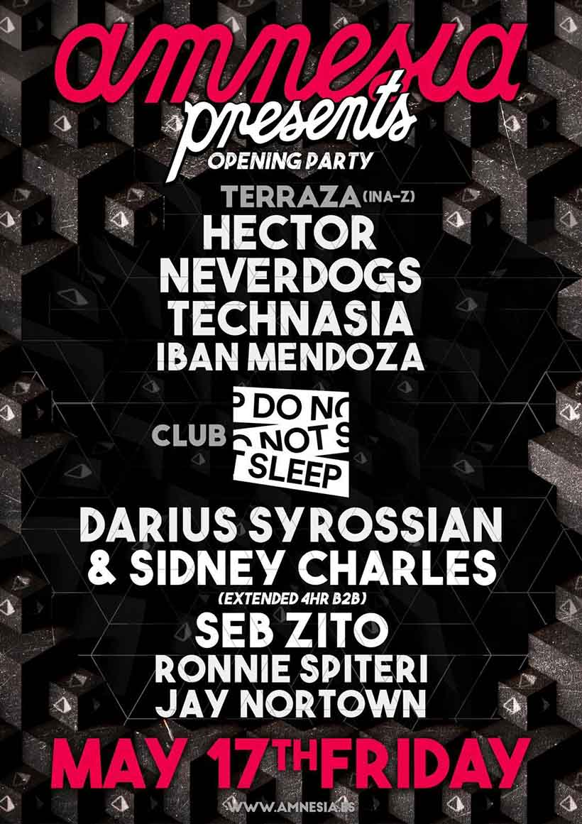 Do Not Sleep at Amnesia Ibiza 2019