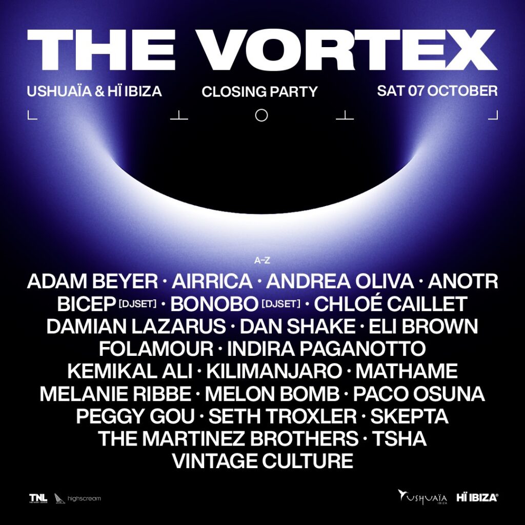 VORTEX CLosing party ibiza